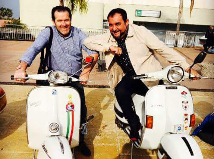 Más de 150 participantes en Vespa recorren el sur de la provincia en la V Ruta Costa Tropical 2018